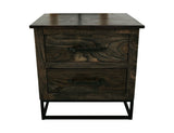 Dark Teak - Nightstand - Oil Black