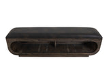 Black Balam - Wooden Bench With Cushioned Seat - Oil Black