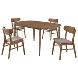 Dortch - Oval Solid Wood Dining Set