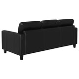 Scotland - Faux Leather Upholstered Sofa Set