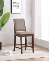 Patterson - Upholstered Counter Chair (Set of 2) - Mango Oak