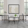 Hermas - Round Marble Coffee And End Table Set