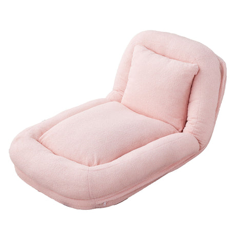 Contemporary Folding Sofa Chair With 5 Adjustable Positions For Gaming, Meditation, And Relaxation