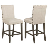 Ralland - Upholstered Bar Stools With Nailhead Trim (Set of 2)