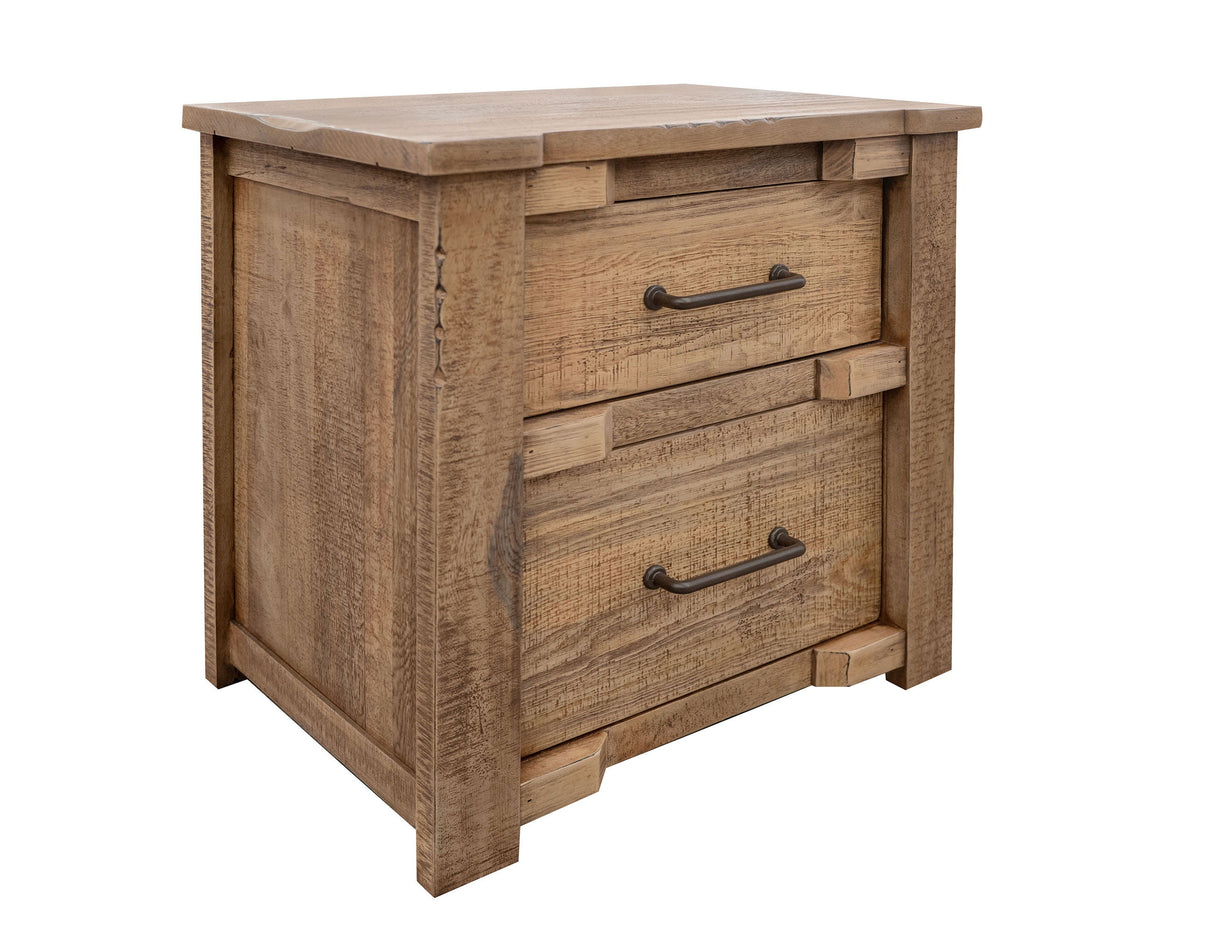 Berlin - Nightstand - Natural Brown