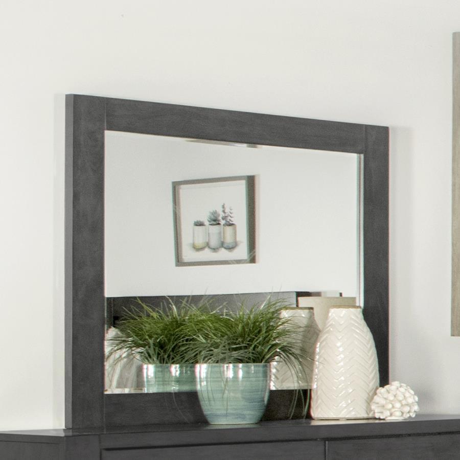 Lorenzo - Dresser Mirror - Dark Gray