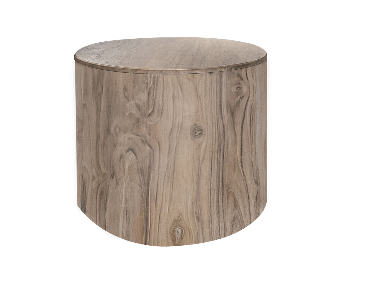 White Balam - End Table - Ivory White