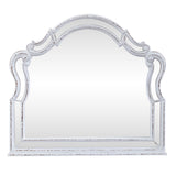 Magnolia Manor - Scalloped Mirror - White