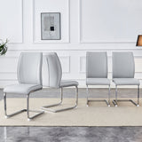 Luxury Simple Arch Chair, High Resilience With Metal Legs