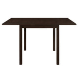 Kelso - Rectangular Dining Table With Drop Leaf - Cappuccino