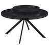 Briggs - Round Marble Printed Glass Top Coffee Table
