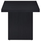 Max - Square Engineered Laminate End Side Table - Black