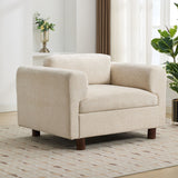 Modern Oversized Armchair Comfy Accent Chair Single Sofa For Living Room