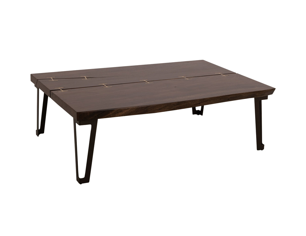 Walnut - Deluxe Cocktail Table - Walnut Brown