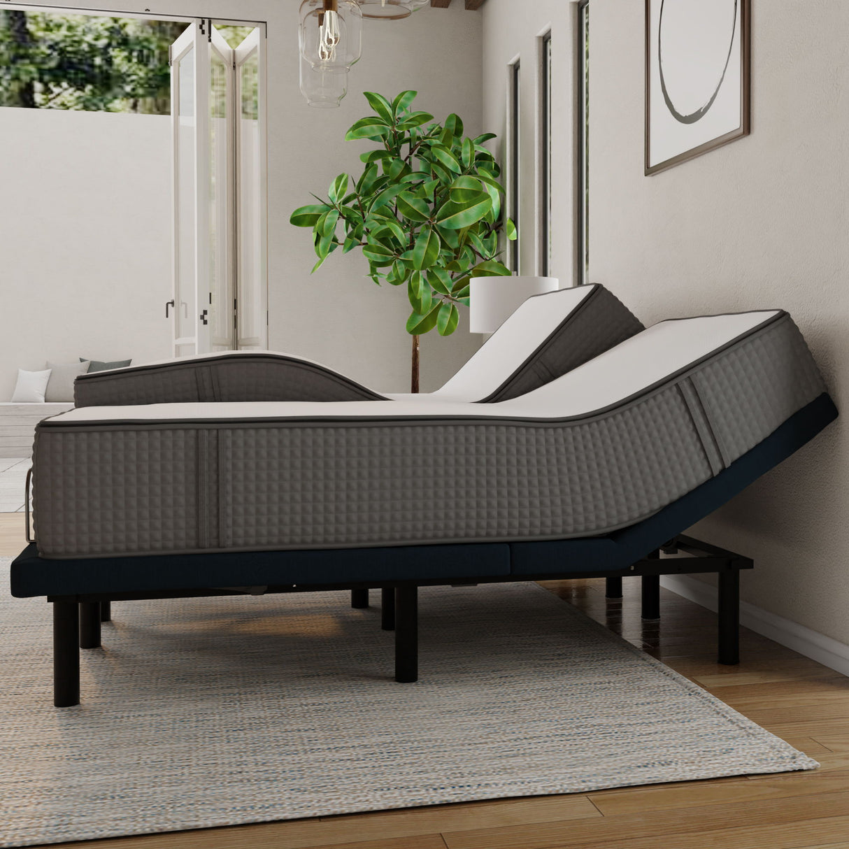 2 In 1 Mattress With Adjustable Base