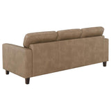 Scotland - Faux Leather Upholstered Sofa Set