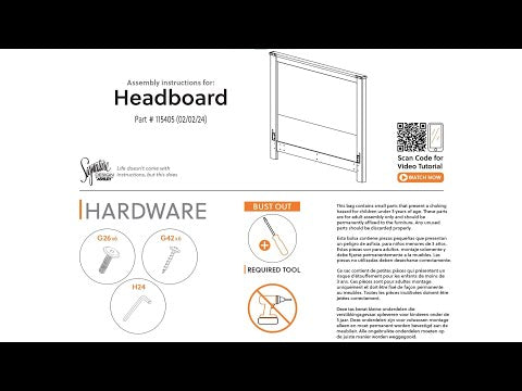Nanforth - Panel Headboard
