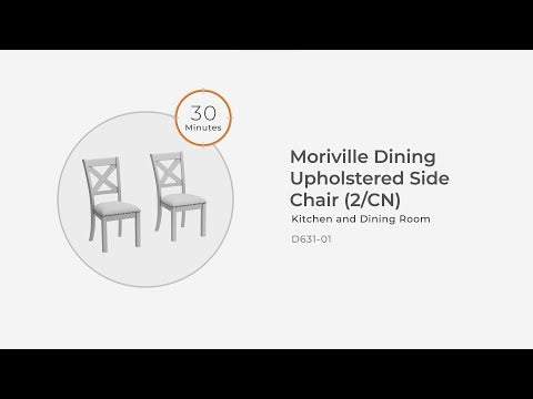 Moriville - Beige - Dining UPH Side Chair (Set of 2)