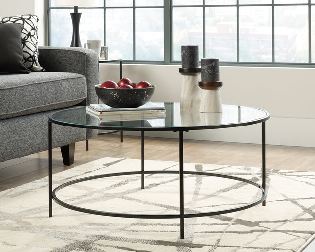 Harvey Park Coffee Table Black/clear Gla image