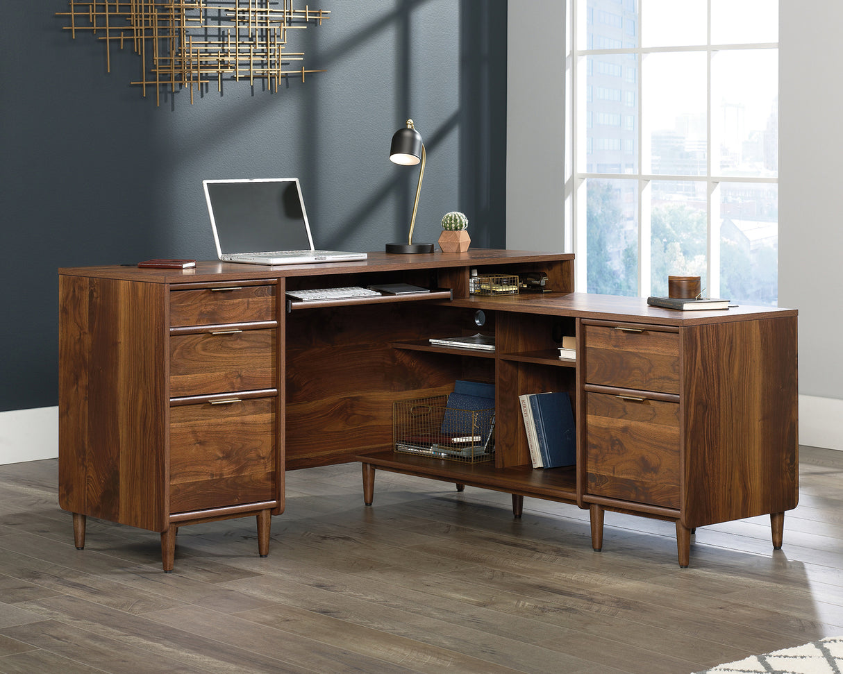 Clifford Place L-Shaped Desk Walnut A2 image