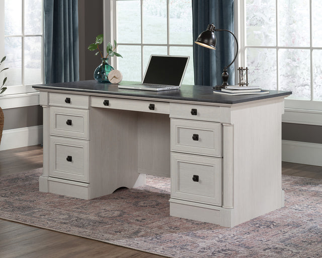 Palladia Executive Desk Glacier Oak A2 image