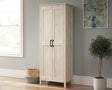 2-Door Storage Cabinet Chalk Oak image