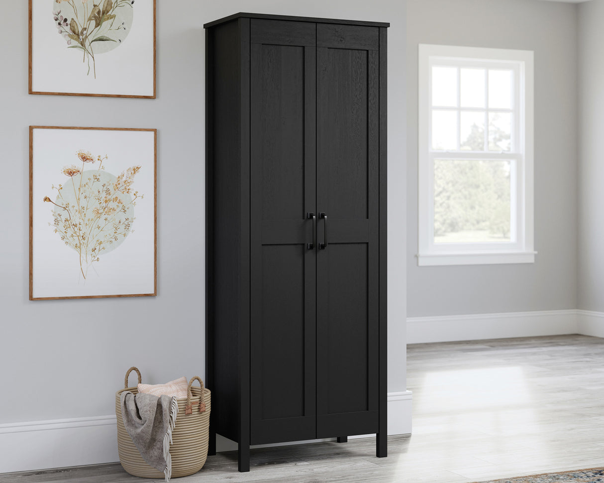 2-Door Storage Cabinet Raven Oak image