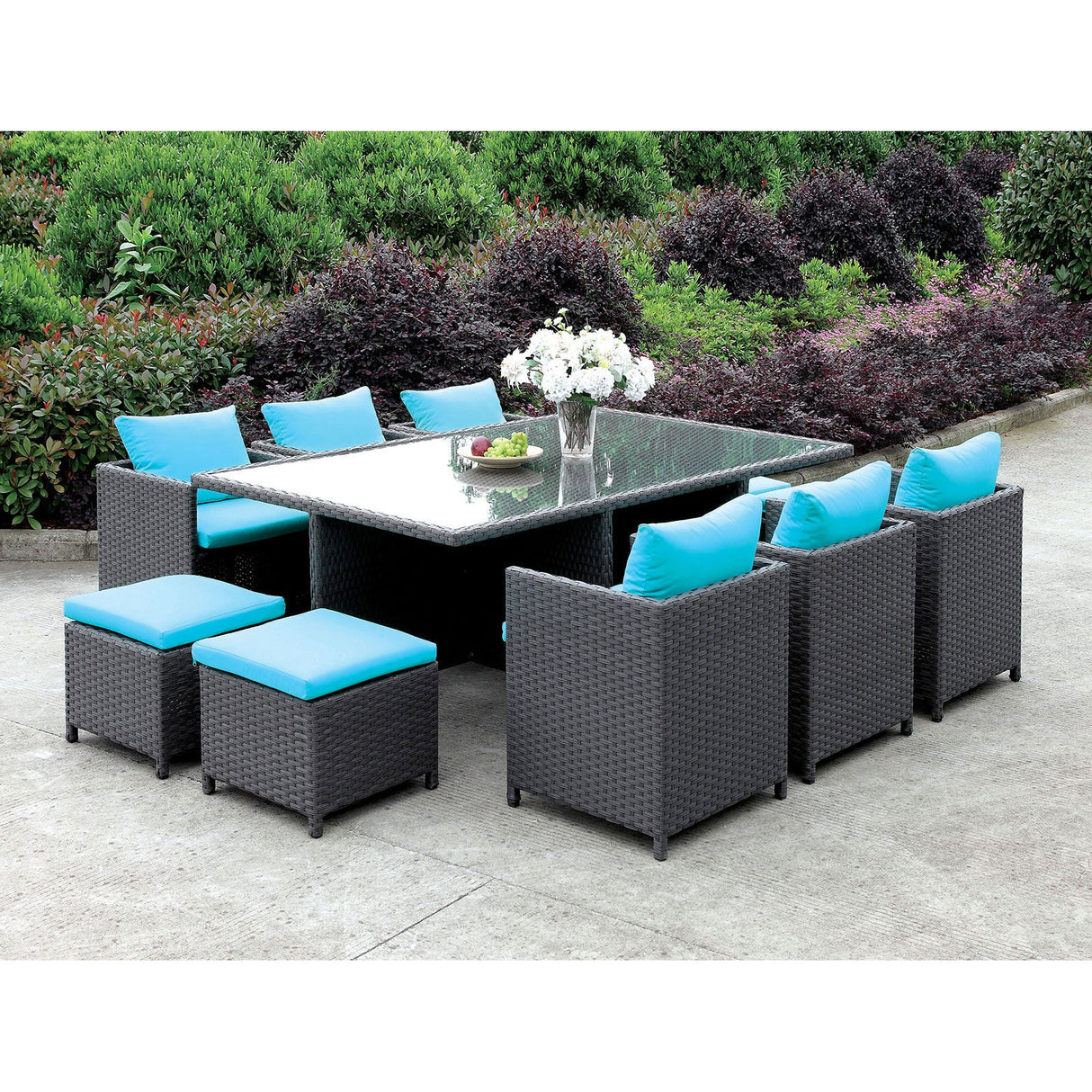 11 Pc. Patio Dining Table Set